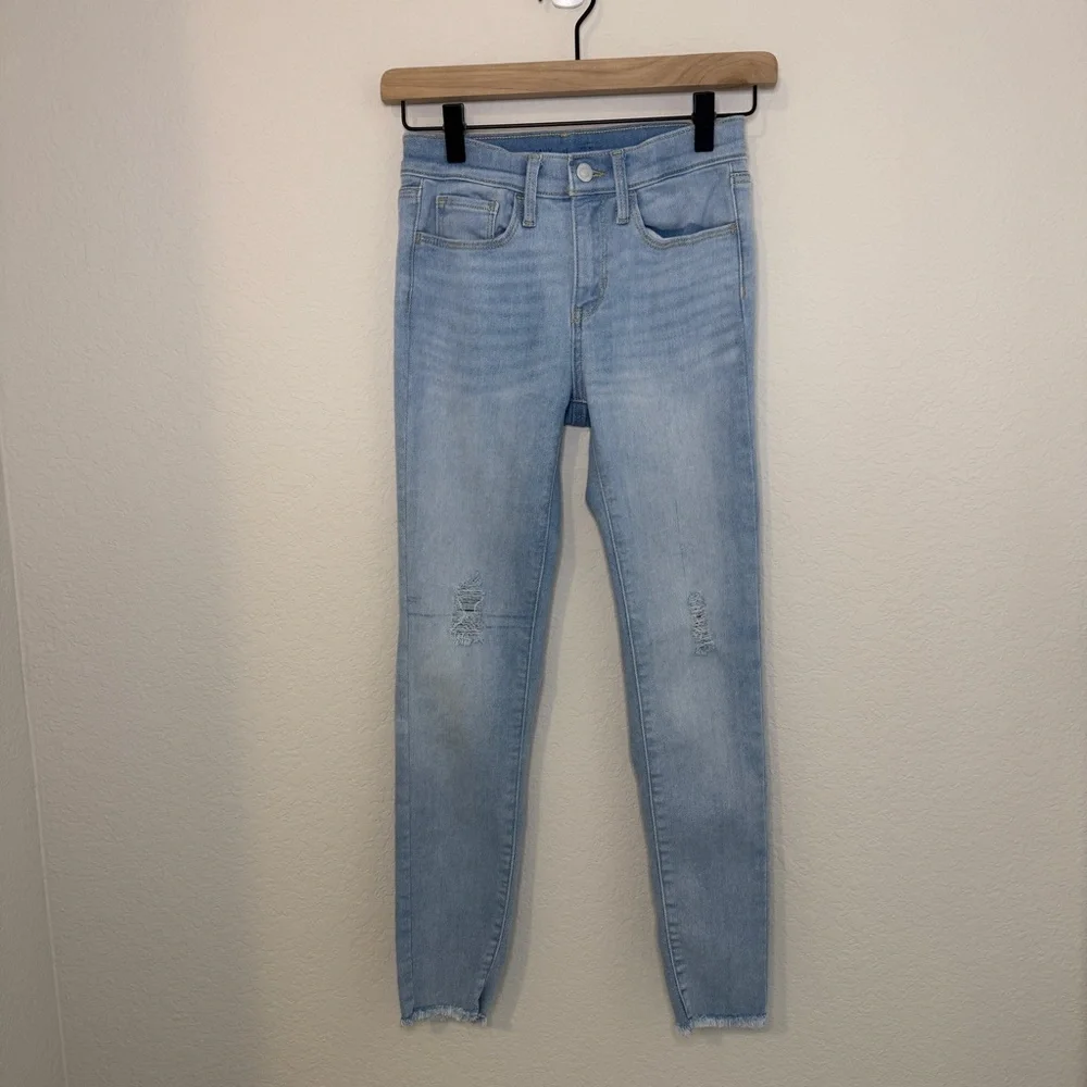 Old Navy Kids Girls‎ High Rise Rockstar Jeggings Size 12 Medium Wash Denim